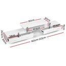 TV Cabinet Entertainment Unit Stand Wooden 160CM To 220CM Lowline Storage Drawers White