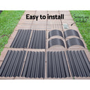 320X80X42CM Galvanised Raised Garden Bed Steel Instant Planter