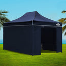 Gazebo Pop Up Marquee 3x4.5m Folding Wedding Tent Gazebos Shade Navy