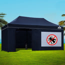 Gazebo Pop Up Marquee 3x6m Folding Wedding Tent Gazebos Shade Navy