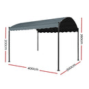 Gazebo 4x3m Party Marquee Outdoor Wedding Event Tent Iron Art Gazebos Grey