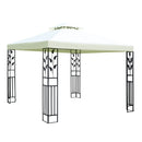 Gazebo 3x3m Marquee Outdoor Party Wedding Gazebos Tent Iron Art