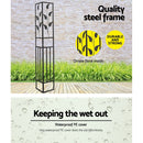 Gazebo 3x3m Marquee Outdoor Party Wedding Gazebos Tent Iron Art