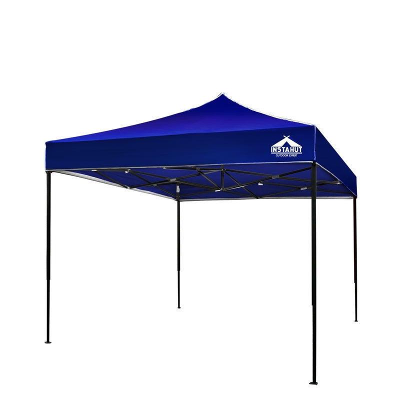 Gazebo Pop Up Marquee 3x3m Outdoor Tent Folding Wedding Gazebos Blue