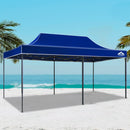 Gazebo Pop Up Marquee 3x6m Outdoor Tent Folding Wedding Gazebos Blue