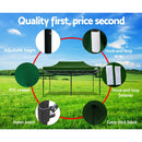 Gazebo Pop Up Marquee 3x6m Outdoor Tent Folding Wedding Gazebos Green