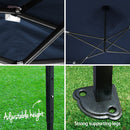Gazebo Pop Up Marquee 3x6m Outdoor Tent Folding Wedding Gazebos Navy