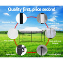 Gazebo Pop Up Marquee 3x6m Outdoor Tent Folding Wedding Gazebos White