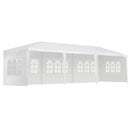 Gazebo 3x9m Outdoor Marquee side Wall Gazebos Tent Canopy Camping White 5 Panel