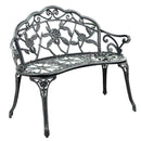 Victorian Garden Bench - Green
