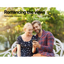 Victorian Garden Bench – White