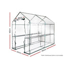 Garden Shed Greenhouse 1.9x1.2x1.9M Green House Replacement *Cover