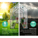 Garden Shed Greenhouse 1.9x1.2x1.9M Green House Replacement *Cover