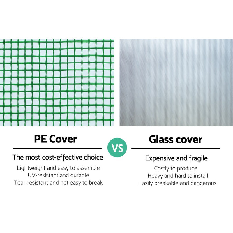 Greenhouse 4MX3MX2M Green House Replacement Cover Only Garden Shed