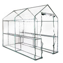 Greenhouse Garden Shed Green House 1.9X1.2M Storage Greenhouses Clear