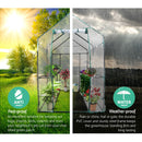 Greenhouse Garden Shed Green House 1.9X1.2M Storage Greenhouses Clear