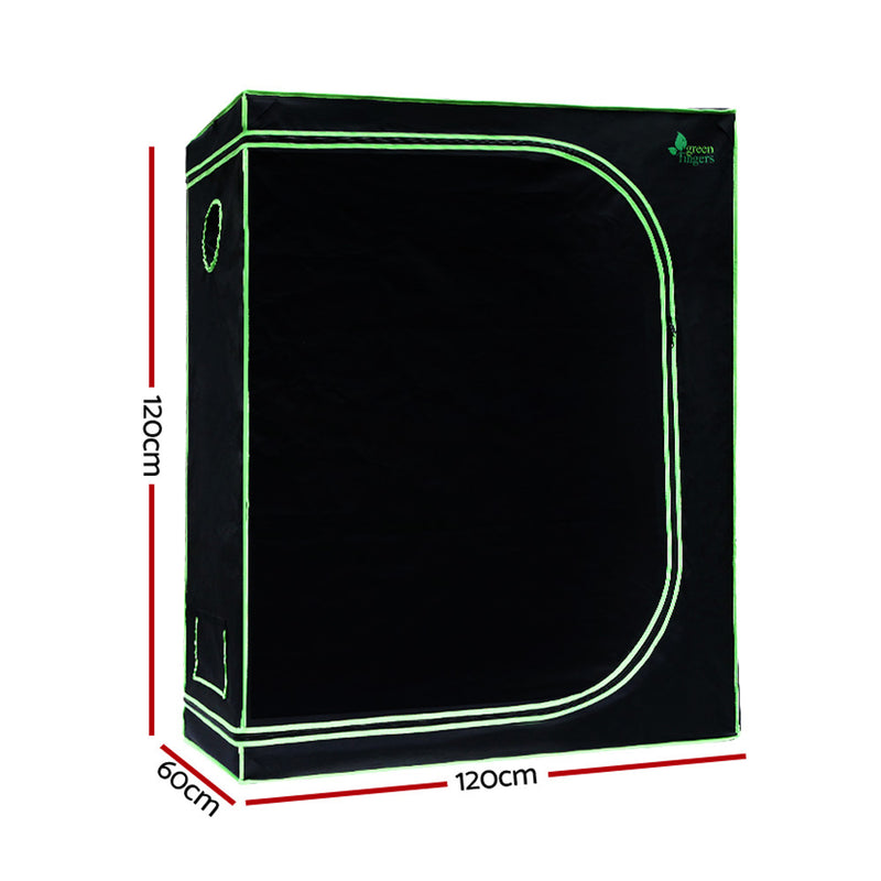 Grow Tents Hydroponics Plant Tarp Shelves Kit 120 x 60 x 120cm