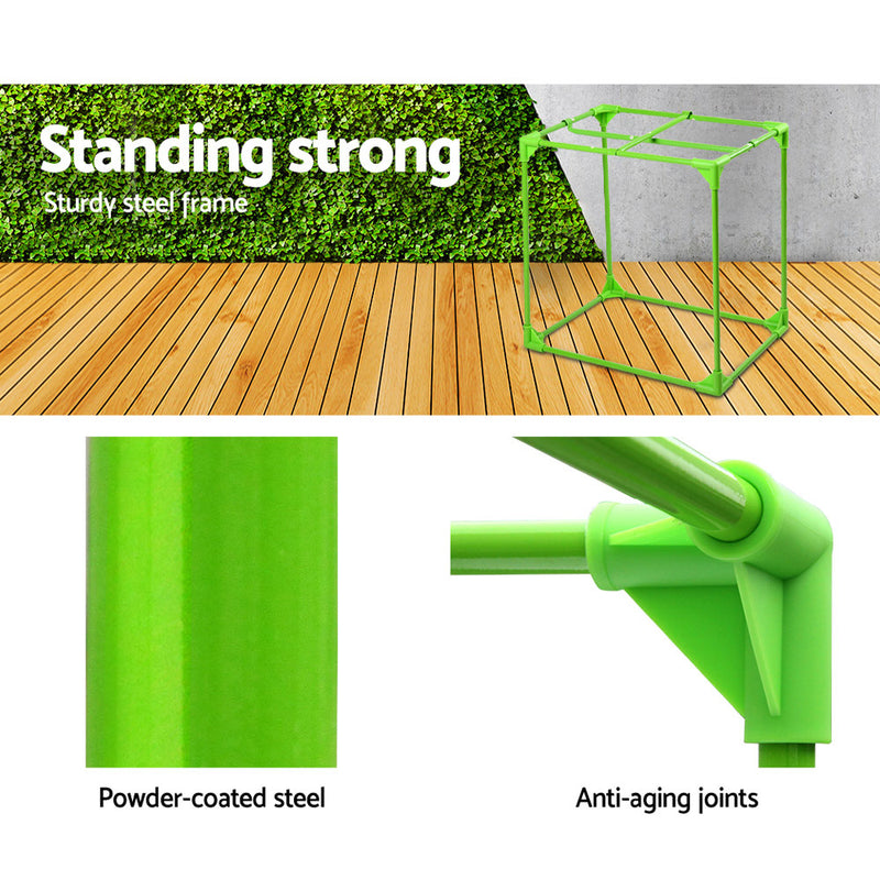 Grow Tents Hydroponics Plant Tarp Shelves Kit 60 x 40 x 60cm