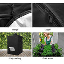Hydroponics Grow Tent Kits Hydroponic Grow System Black 60X60X90CM 600D Oxford