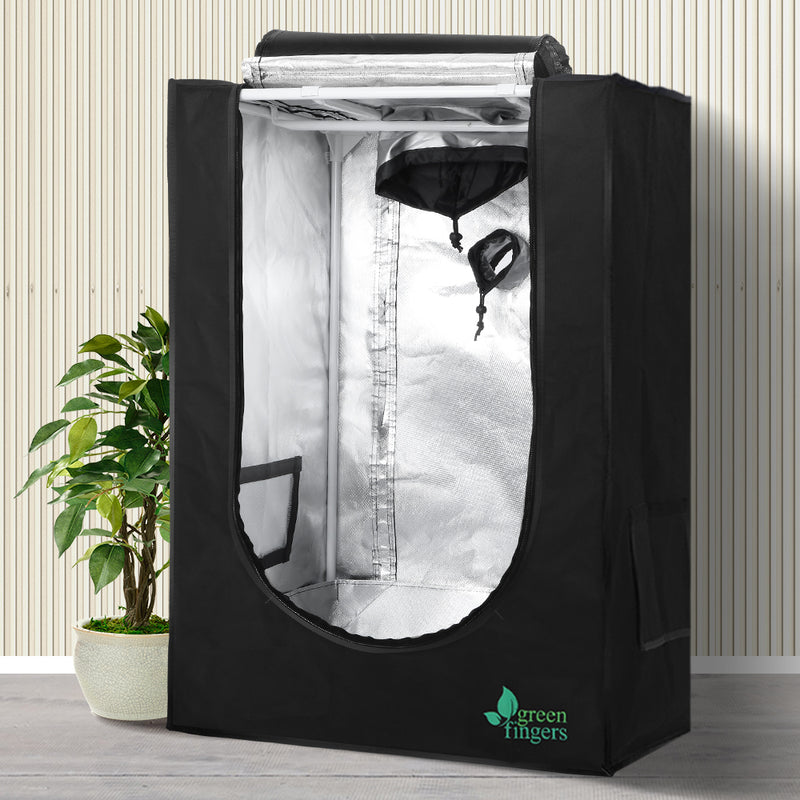 Hydroponics Grow Tent Kits Hydroponic Grow System Black 60X60X90CM 600D Oxford