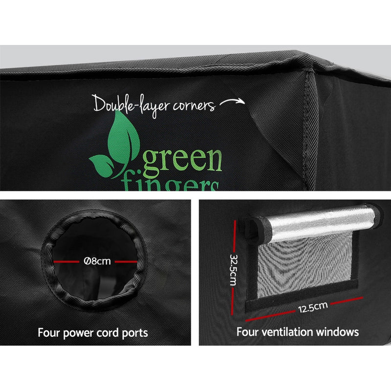Hydroponics Grow Tent Kits Hydroponic Grow System 80 x 80 x 160cm 600D Oxford