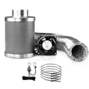 Hydroponics Grow Tent Ventilation Kit Vent Fan Carbon Filter Duct Ducting 4 inch