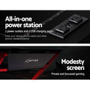 Gaming Desk Study Computer Desktop Carbon Fiber Style LED RGB Racer Table