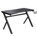 Gaming Desk Home Office Carbon Fiber Computer Table Racer Desks Black