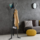Wooden Coat Hanger Stand - Black