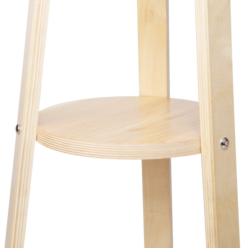 Wooden Coat Hanger Stand - Beige