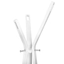 Wooden Coat Hanger Stand - White