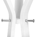 Wooden Coat Hanger Stand - White
