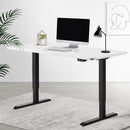 Standing Desk Motorised Electric Sit Stand Table Riser Computer Laptop Desks Black White