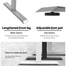 Standing Desk Sit Stand Riser Height Adjustable Motorised Frame Only Grey