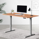 Standing Desk Sit Stand Table Height Adjustable Motorised Electric Frame Riser 120cm Desktop
