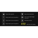 Standing Desk Sit Stand Table Riser Motorised Electric Computer Laptop Desks Dual Motors 140cm Black