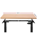 Standing Desk Motorised Sit Stand Table Height Adjustable Laptop Computer Desks Dual Motors 140cm