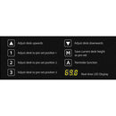 Standing Desk Sit Stand Table Riser Motorised Electric Frame Riser Dual Motors 140cm