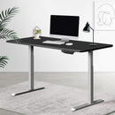 Standing Desk Motorised Sit Stand Table Riser Adjustable Computer Laptop Desks Dual Motors 140cm