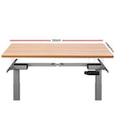 Standing Desk Motorised Electric Height Adjustable Laptop Computer Table 120cm Dual Motor