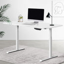 Sit Stand Desk Motorised Electric Computer Laptop Table Riser Office Dual Motor 120cm White