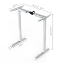 Motorised Height Adjustable Standing Desk - Black