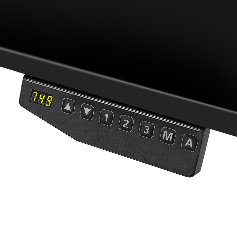 Motorised Height Adjustable Standing Desk - Black