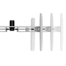 Motorised Height Adjustable Standing Desk - White