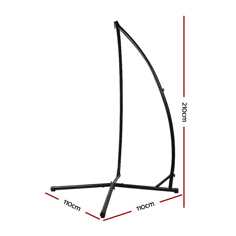 Outdoor Hammock A Shape Steel Frame