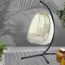 Outdoor Furniture Egg Hammock Porch Hanging Pod Swing Chair with Stand