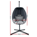 Outdoor Furniture Egg Hammock Hanging Swing Chair Pod Lounge Chairs