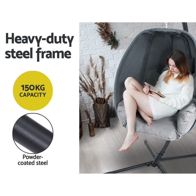 Outdoor Furniture Egg Hammock Hanging Swing Chair Pod Lounge Chairs