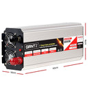 Giantz Power Inverter 2000W or 4000W Pure Sine Wave 12V-240V Camping Boat Caravan