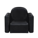 Keezi Kids Chair Sofa Recliner Children Table Desk Armchair Leather Couch Black